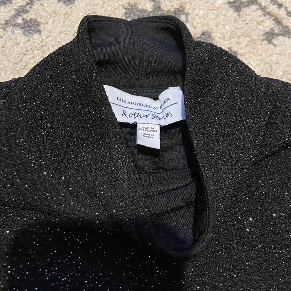 & Other Stories Sparkly Turtleneck Top - Picture 3 of 4